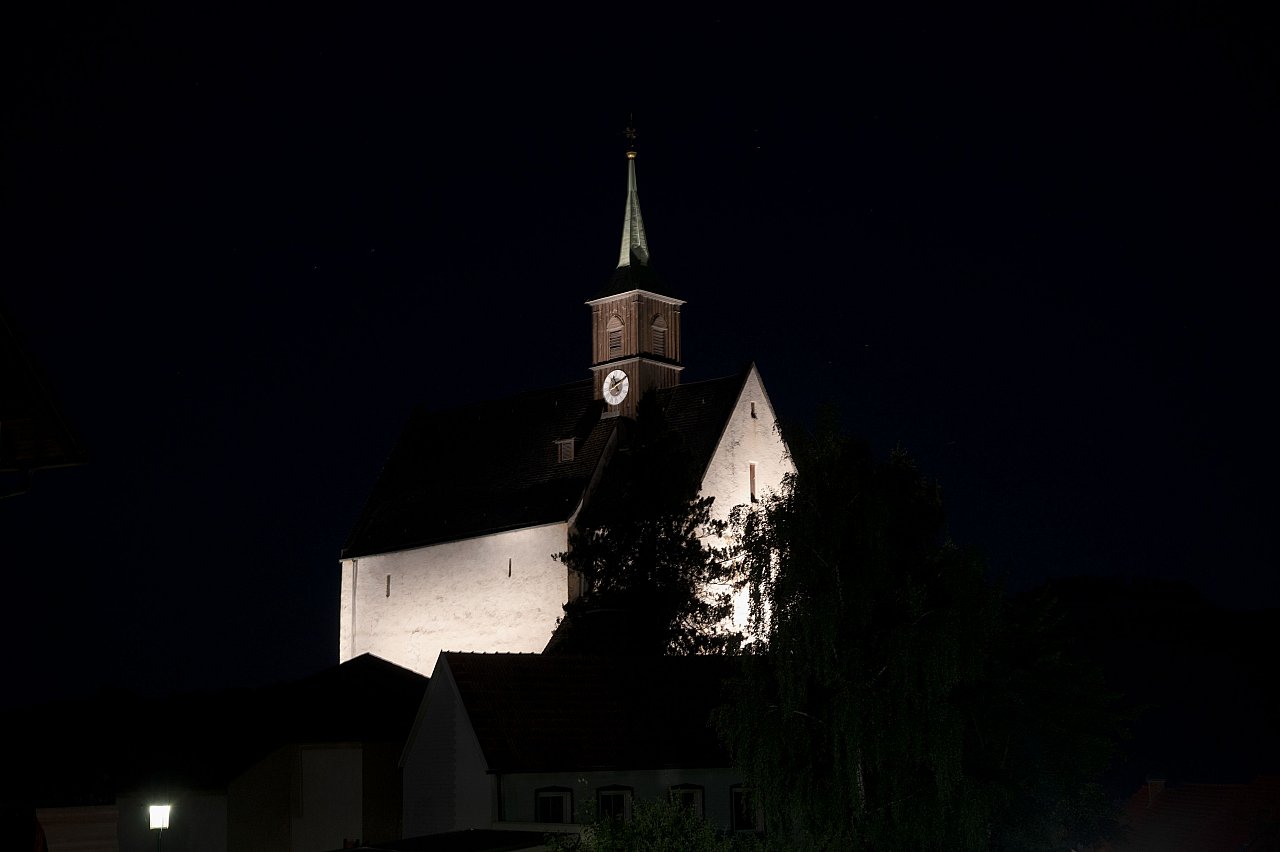 Siegrun Appelt, Langsames Licht/Slow Light, Wehrkirche Bad Schönau, Foto: Siegrun Appelt, 2021