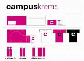 corporate design für den campus krems

