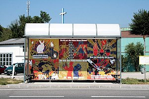 feuer/erde – eine plakataktion entlang der most- und eisenstraße anlässlich der NÖ landesausstellung 2007 
